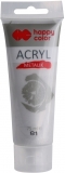 Culoare acrilica 75ml, argintiu metalic, Happy Color